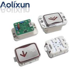 Кнопка для лифта LG sigma, квадратная, красно-синий свет 24В (арт. 26-2502028)