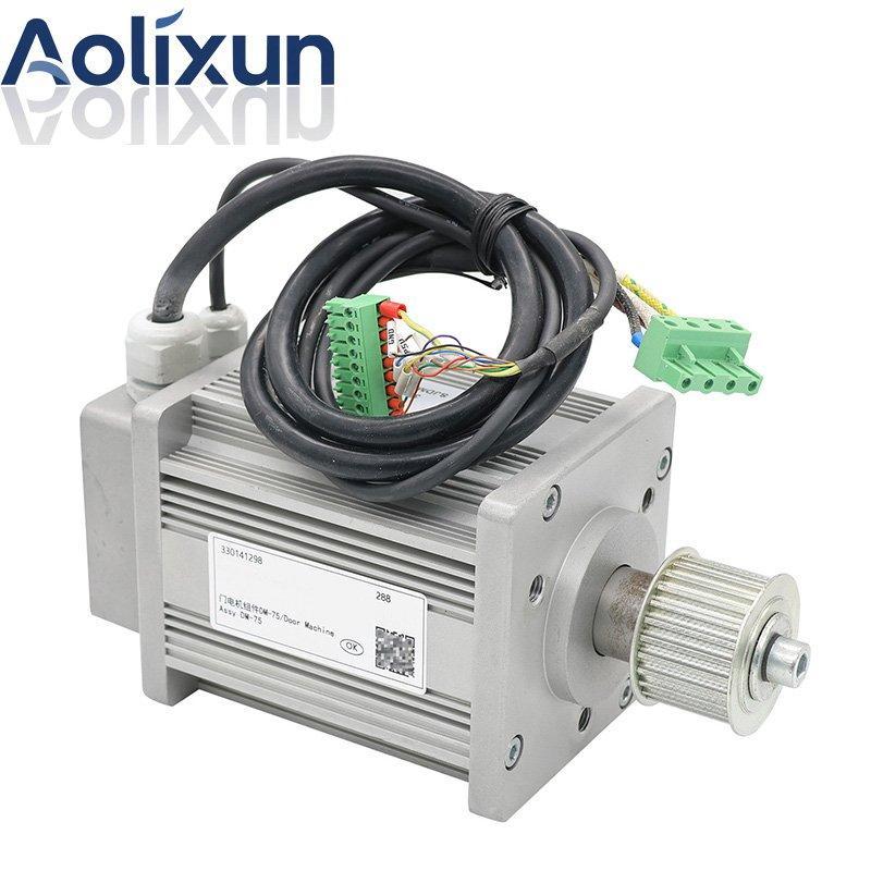 Мотор для дверей лифта K400, синхронный DM-75, шкив (арт. 26-2502043)