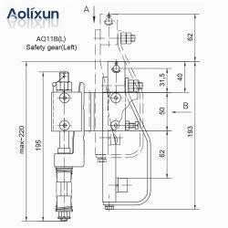 Буферы и ловители hebei dongfang fuda AQ11/AQ11B для лифтов (арт. 26-2502076)