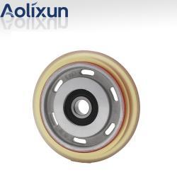 Ролик направляющей лифта полиуретановый 125x22 для рельсов (арт. 26-2502129)