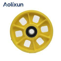 Шкив направляющий KONE стальной 410*5*10 для противовеса (арт. 26-2502177)