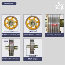 Шкив hitachi направляющий 400*140*6*10 для лифта (арт. 26-2502186)