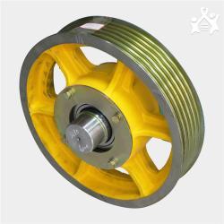 Шкив hitachi направляющий 400*140*6*10 для лифта (арт. 26-2502190)