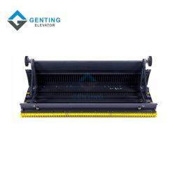 Запчасти эскалатора hitachi ступень из нержавеющей стали с желтой окантовкой (арт. 26-2102016)