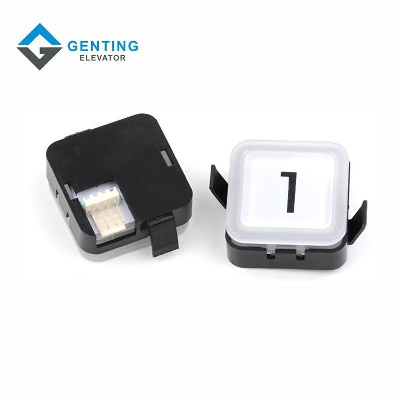 Кнопка лифта xizi BS34C белый свет синий свет (арт. 26-2102146)